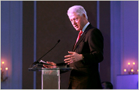 Clinton speech preview photo